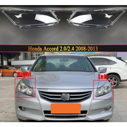 For Honda Accord 2.0/2.4 2008 2009 2010 2011 2012 2013 Front Headlamps Cover Transparent Lampshade Lampshades Lamp Shell