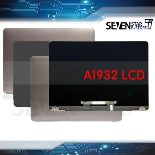 GOUZI Laptop Parts LCD Screen New A1932 for Macbook Air Retina 13.3inch 2018 2019 Year EMC3184 MRE82 LCD Monitor Display