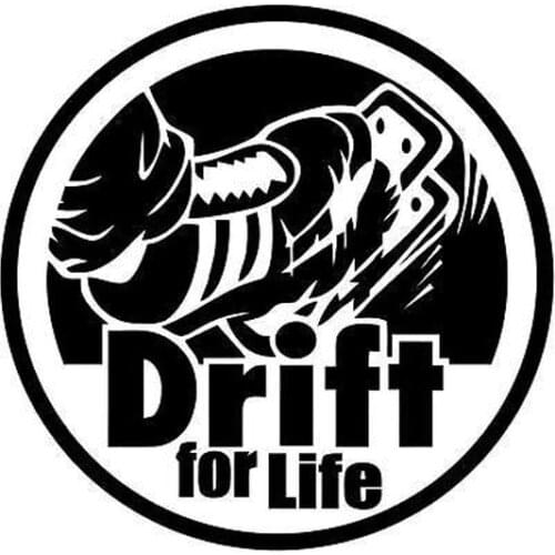 12cm*12cm Drift For Life Car Styling Personalized Window Decal Sticker C5-1613
