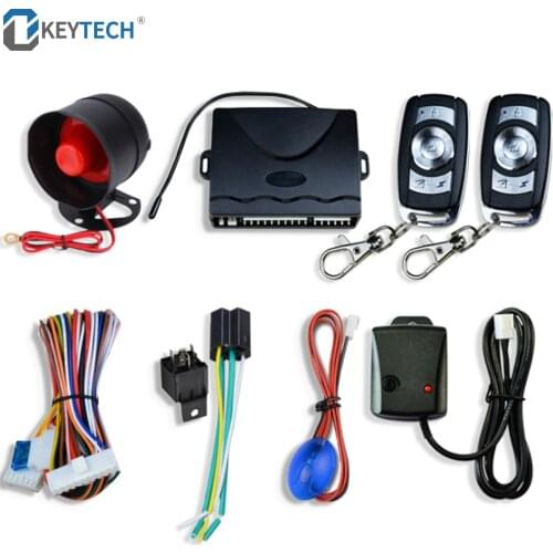 OkeyTech Auto Engine Start Push Start Button Keyless Alarm System Remote Starter Stop Auto Car Accessories Tool