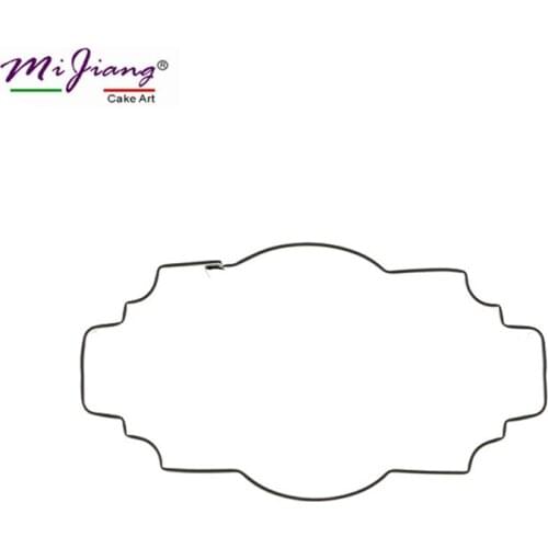 Mijiang Stainless Steel Mirror Frames Cake Cutter Slicers Fondant Cookie Decorating Tools Baking Kitchen Accessories Christmas