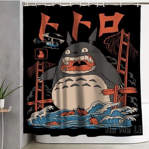 My Neighbor Whoop Anime Bathroom Curtain Decor