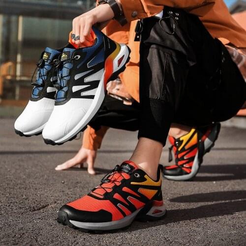 Mens Shoes Solomon Series Explosion-proof waterproof non-slip Sneakers Hiking Running Cycling Bike Sport Shoes for Men 40-47