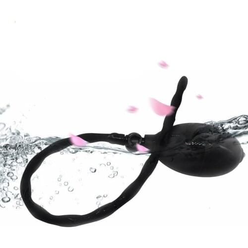 Inflatable Penis Plugs Urethral Catheter Urethra Catherter Male Chastity Penis Plug Silicone Catheter Dilator Sex Toys for Man