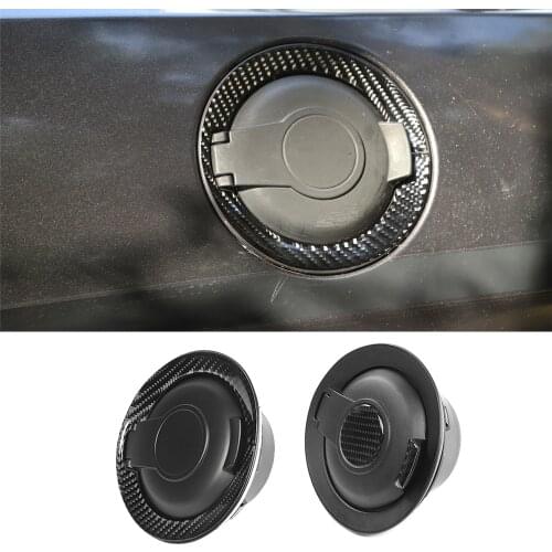2PCS Car Stickers for Dodge Challenger 2015+ Fuel Tank Gas Cap Door Cover and Decorative Stickers Exterior Car Accessories