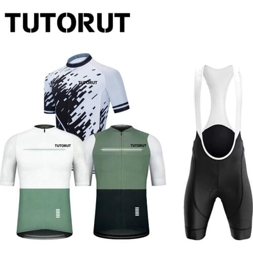 2021 New Summer Pro Cycling Jersey Set Breathable Team Racing Sport Bicycle Jersey Mens Cycling Clothing Short Bike Jersey