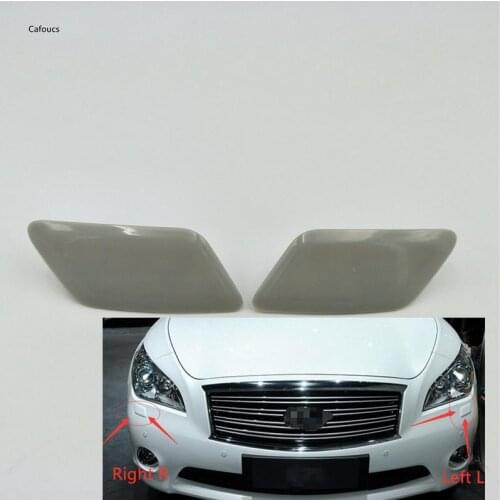 Front Headlight Washer Spray Nozzle Jet Cover Cap For Infiniti Q70 2013 2014 2015