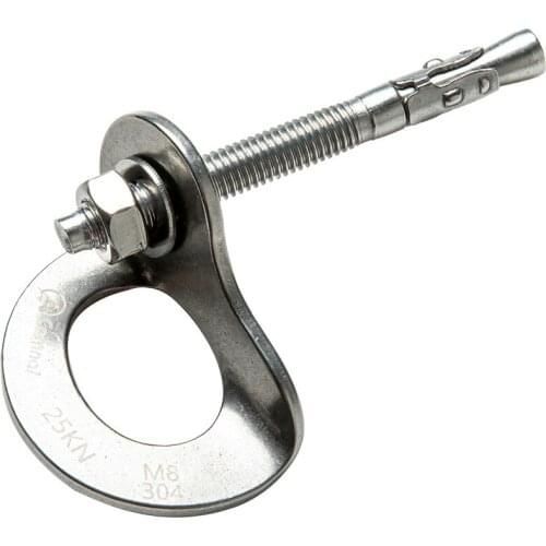 P373 Stainless steel 304 rock nail hanging piece expansion nail M8 screw caving rock climbing nail rock fixed anchor point