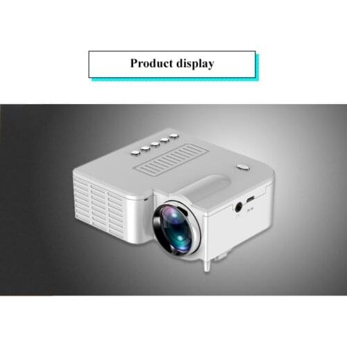 UC28C Mini Portable Video Projector 16:9 LCD Projector Media Player for Smart Phones Home Theater Cinema Office Supplies