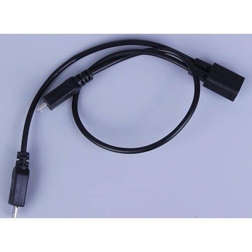 Micro USB 2.0 Splitter Y 1 Female To 2 Male Data Charge Cable Extension Cord For Phone Data Cable Connector
