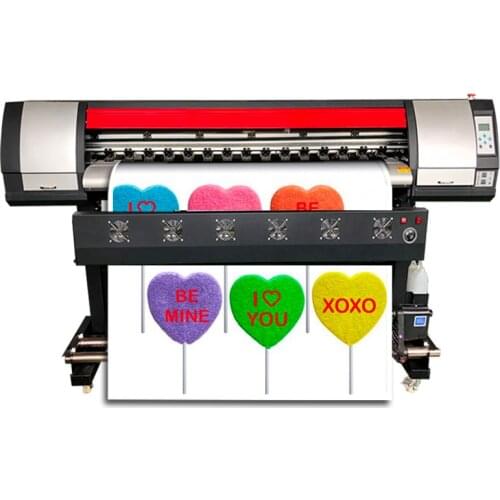 Outdoor Eco-Solvent Printer Printing Machine Locor Cmyk Plotter 1.6M Flex Banner With Rip 63inch Best Vinyl Printer