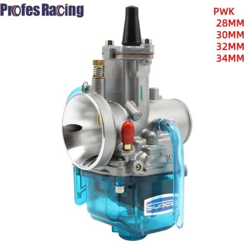 Universal PWK 28 30 32 34 mm Motorcycle Carburetor For Suzuki Yamaha Honda Racing Parts Scooters with Power Jet Dirt Bike