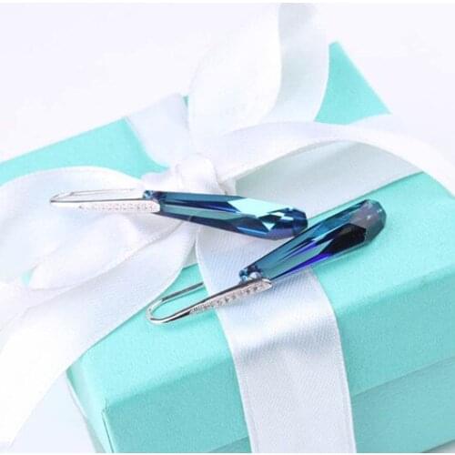 Designer Fashion 925 Sterling Silver Jewelry 3A Cubic Zirconia Party Earring