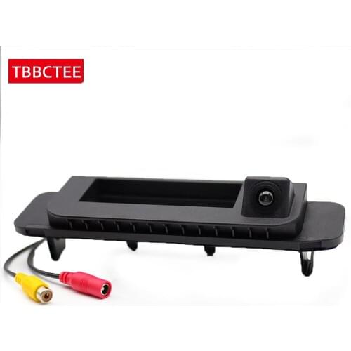 For Mercedes Benz C Class W205 2014 Car Rear View Reverse Backup Parking Camera HD Trunk Handle Night Vision Water Proof Camera