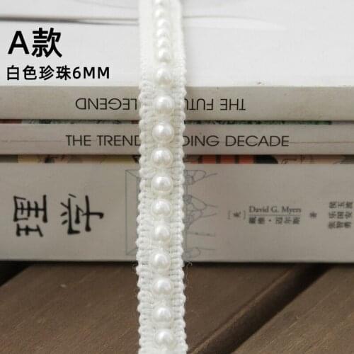 High-End Handmade Beaded Ribbon Wedding Dress Neckline Neckline 3D Lace Applique Ornaments DIY Lace Sewing Decoration