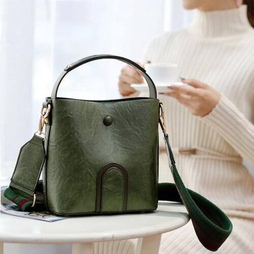 2020 new fashion Brand design women shoulder bag Large capacity bucket Handbags Quality PU leather Womens Totes Shopping Bag