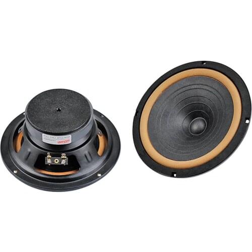 HiFi 6.5 Inch 166mm Full Range Speaker Treble Mid Bass 4Ohm 12W For Tube amplifiers Car Bookself Vocal Musical Instruments 2PCS