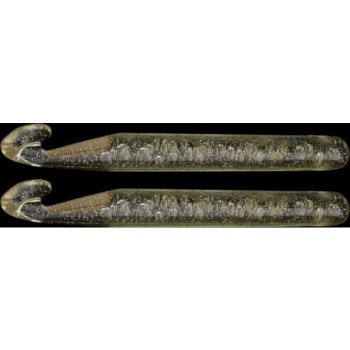 2 Piece Plastic Crochet Hook Knitting Needles Sewing Tools Gold 15mm