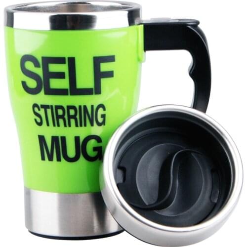 350 Patent Creative insulation Cup high-end office car Cups men women cup Automatic Electric stirring coffee cup Mixing mug copo