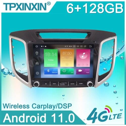 Android 11 6+128G For hyundai Creta ix25 2015-2019 Car Stereo Multimedia Player Android GPS Navigation Auto Audio Radio