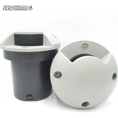 White shell 3W 5W IP68 Outdoor Buried Garden Path Spot Recessed Inground Lighting LED Garden Light AC85-265V/DC12V