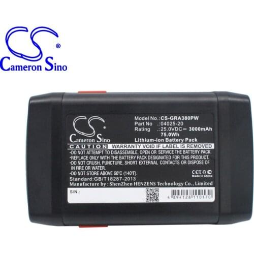 CameronSino for GARDENA Accu-Spindelmaher 380 Li Spindelmaher 380 Li 04025-20 8838 battery