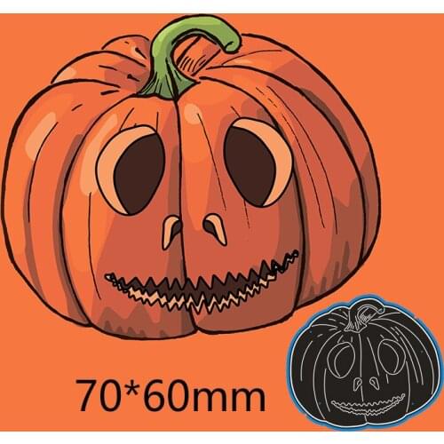 Metal Cutting Dies Halloween pumpkin New Scrapbook paper Decoration Embossing DIY Paper Card Craft 60*70mm