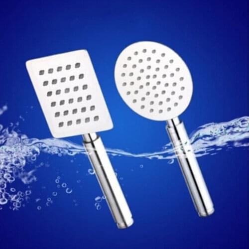 Fashion super thin 304 stainless steel Pressurize Water Saving Chrome Hand Shower Bathroom Shower Head water Saving shower head