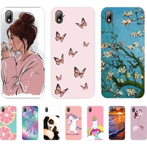 Soft Case For Silicone Back Cover For Cute Phone Cases Cover Bumper for Huawei Y5 Y6 Prime Y7 Pro 2017 2018 2019 Y3 II Y5 II