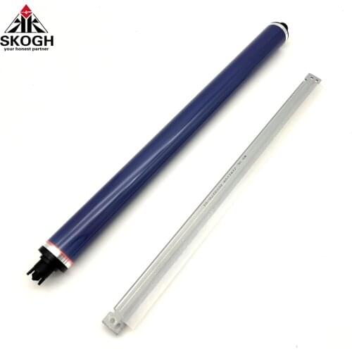 A Set Copier OPC Drum Cleaning Blade For Xerox WorkCentre WC 7425 7428 7435 7525 7530 7535 7545 7556 7830 7835 Drum + Blade