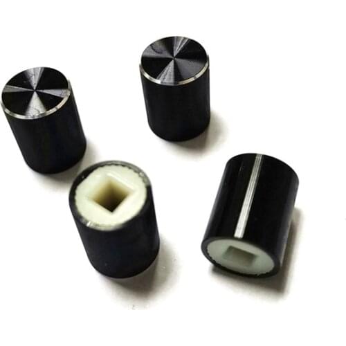 9.5X12MM Outside Aluminum 3.2mm square hole power switch button cap