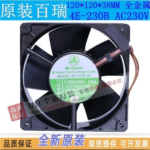 NEW BI-SONIC 4E-230B AC230V12038 high temperature resistance cooling fan