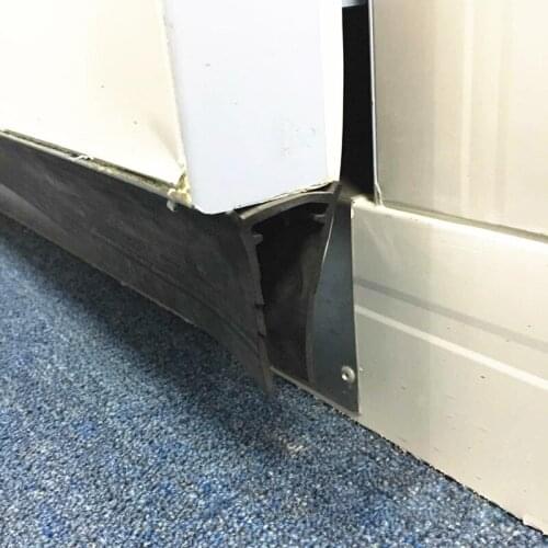 35x57mm EPDM foaming Cold storage Door Sealing strip double-hole cold storage Sealed foaming rubber sliding door layering strip