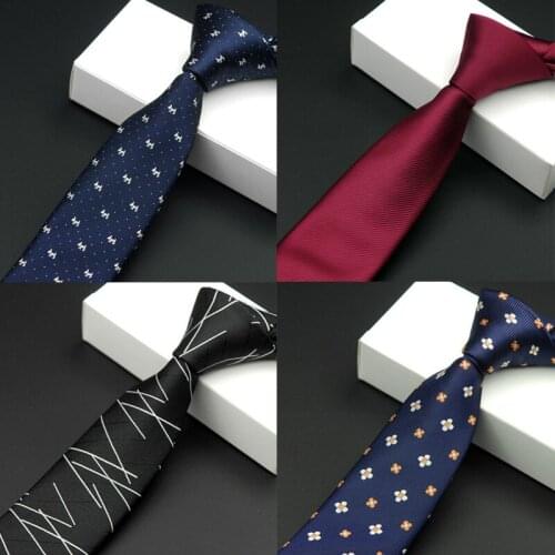 Korean Casual Mens Tie Wedding Bridegroom Best Man Narrow Jacquard Hand Stripe 5.5cm Bolo Tie for Men