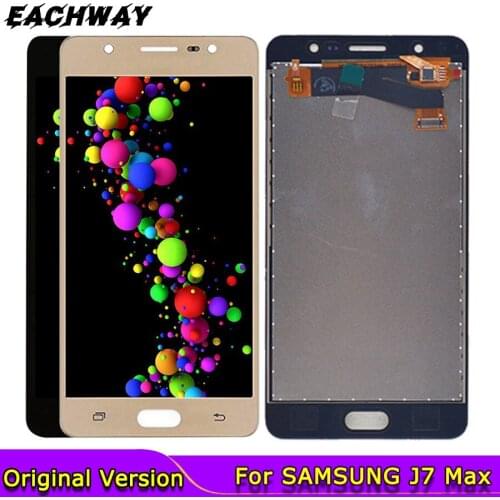 Test Working LCD Screen For 5.7" Samsung J7 MAX Display Touch Panel Digitizer Assembly Repalcement Parts For SAMSUNG G615 LCD