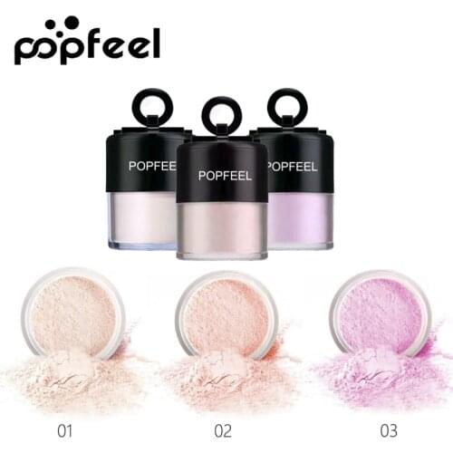 New Powder Smooth Loose Oil control Face Powder Makeup Concealer Mineral Finish Powder Transparent Foundation
