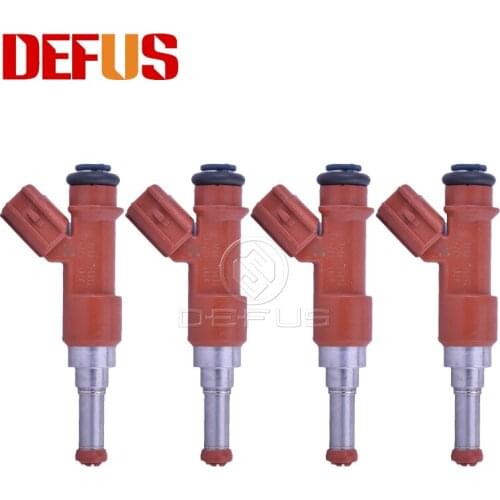 DEFUS 4x Fuel Injector 23209-0P040 23250-0P040 FOR Toyota RAV4 Avalon Camry Sienna 3.5L V6 GAS 2012 Nozzle Injection Replacement