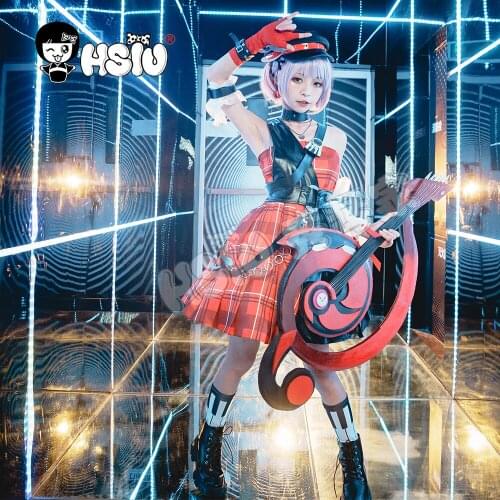 Xiao Qiao cosplay clothing Game King of Glory cosplay HSIU Lolita Plaid Skirt