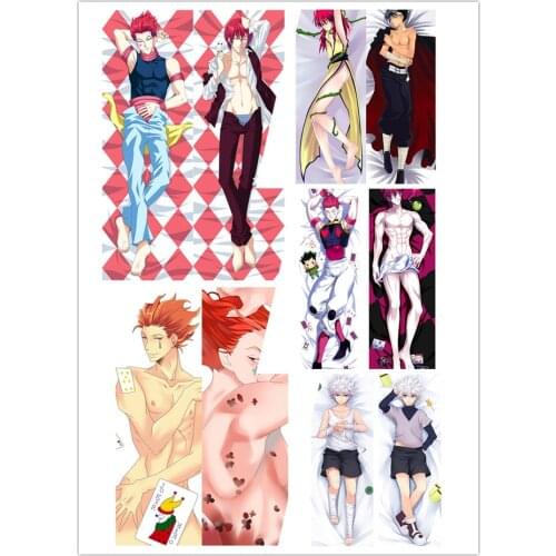 Japanese Anime Hunter x Hunter Hisoka Csai Male Hugging Body Pillow Cover Case Bedding Pillowcases covers Dakimakura Dropship