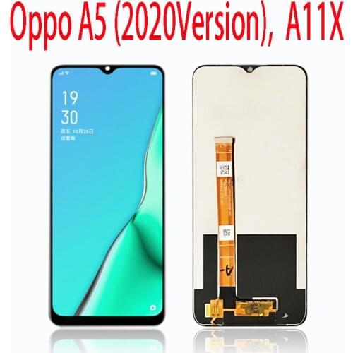 6.5Inch For Oppo A5 A9 2020 pcht30 PCHM30 CPH1937/ OPPO A11X A11 LCD Display Touch Screen Digitizer Replacement For Oppo A5 2020