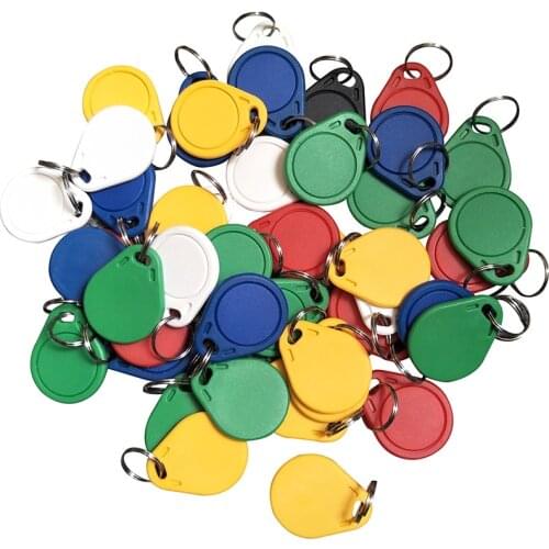 10PCS) RFID Programmable Smart Tags T5577 125khz Rewritable Keys Number3 Keyfobs For Access Control