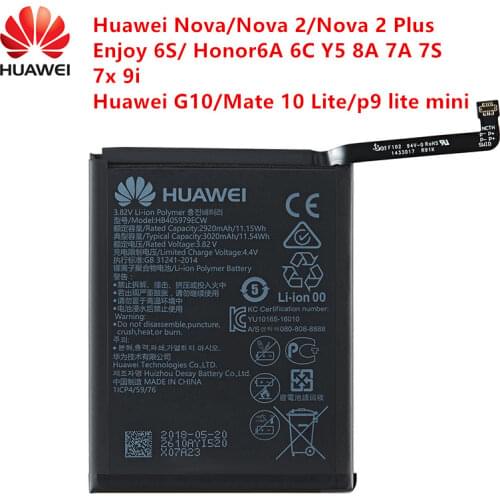 Hua Wei 100% Original Battery For Huawei Nova/Nova 2/Nova 2 Plus Enjoy 6S/ Honor 7A Huawei G10/Mate 10 Lite/p9 lite mini battery