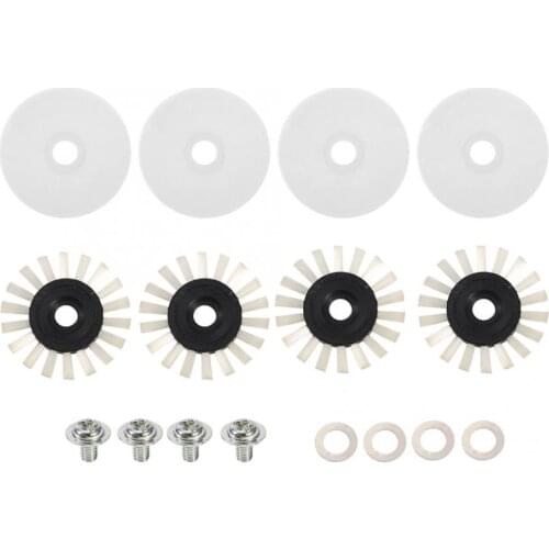 16pcs Round Brush Brush Cover Washer Screw for Silver Reed SK280 SK840 SK580 Knitting Machine