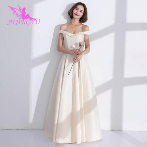 AIJINGYU 2021 2020 Sexy Elegant Women For Wedding Party Bridesmaid Dresses BN732
