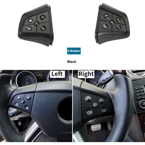 Car Multi-Function Steering Wheel Switch Buttons for Mercedes Benz ML GL R B-Class W164 W251 W245