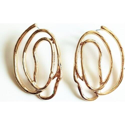 Free shipping 6 pair /lot fashion jewelry Artistic Temperament Hand Made Abstract Face Earring