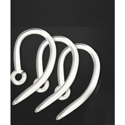 Bluetooth Earphones Transparent Soft Silicone Ear Hook Loop Clip Headset Drop Shipping