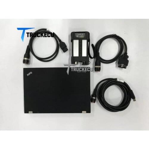 For-Volvo VOCOM II 88890400+T420 laptop (PTT 2.7 dev2tool.exe tech tool) for-Volvo truck excavator diagnostic VCADS PRO