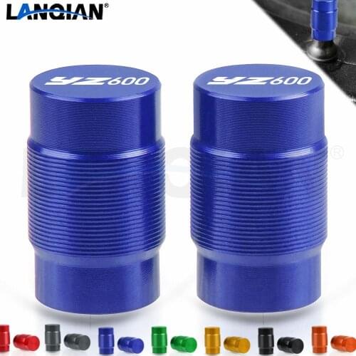 For Yamaha YZ 600 Motorcycle Aluminum Wheel Tire Valve Stem Caps Airtight Covers YZ600 YZ 600 1997 1998-2007 2004 2005 2006