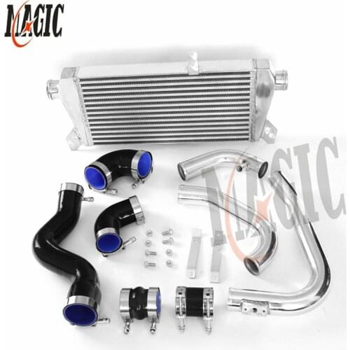 1kit x Alloy Front Mount Intercooler Kit for 2002-2006 Audi A4 1.8T Turbo B6 Quattro BLACK / RED / BLUE